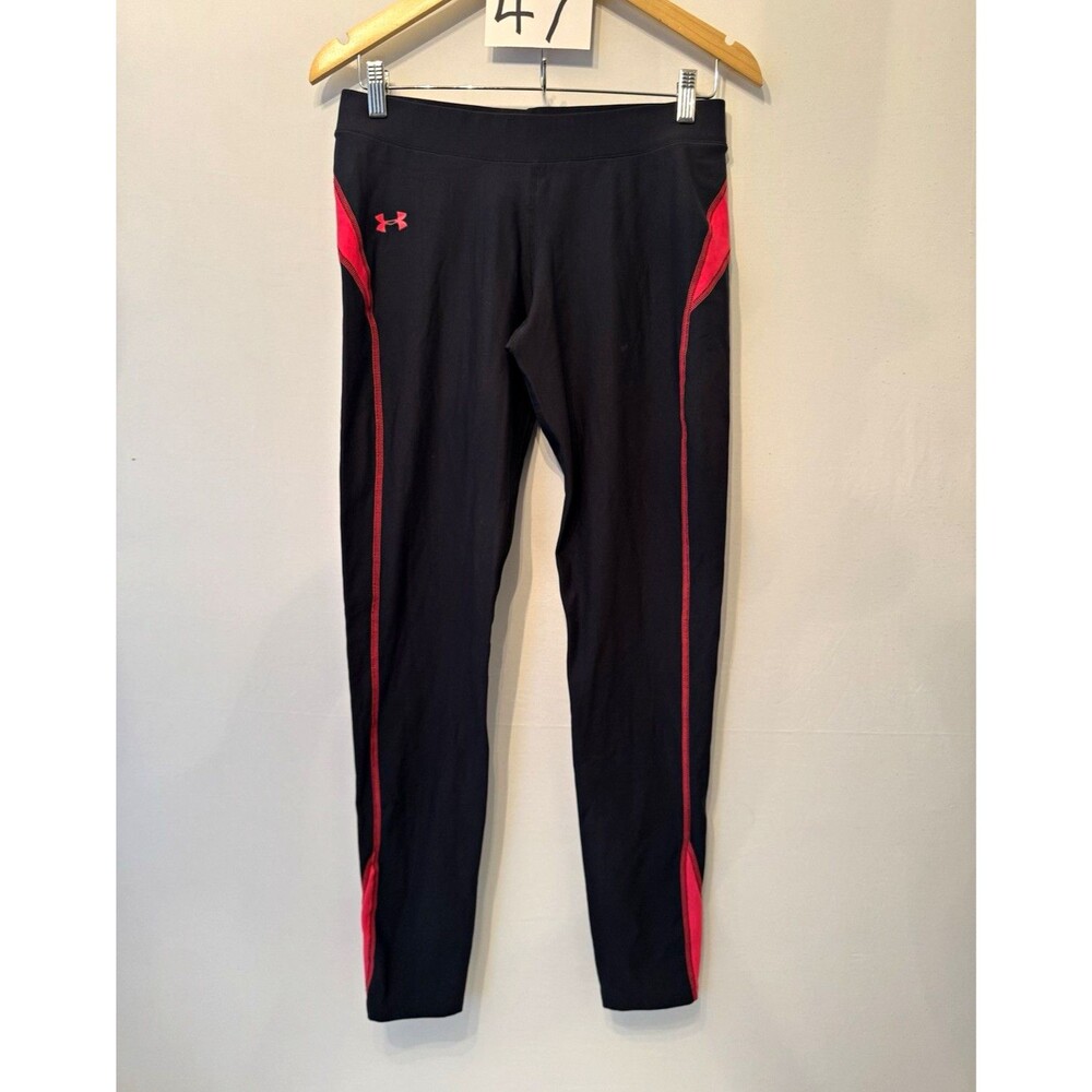 Under Armour ColdGear Women’s XL Black/Pink Compression Leggings